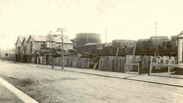 About us our history Fletcher Bros Yard, Dunedin 1913